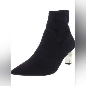 Alfani Bambey Womens Faux Suede Heels Ankle Boots